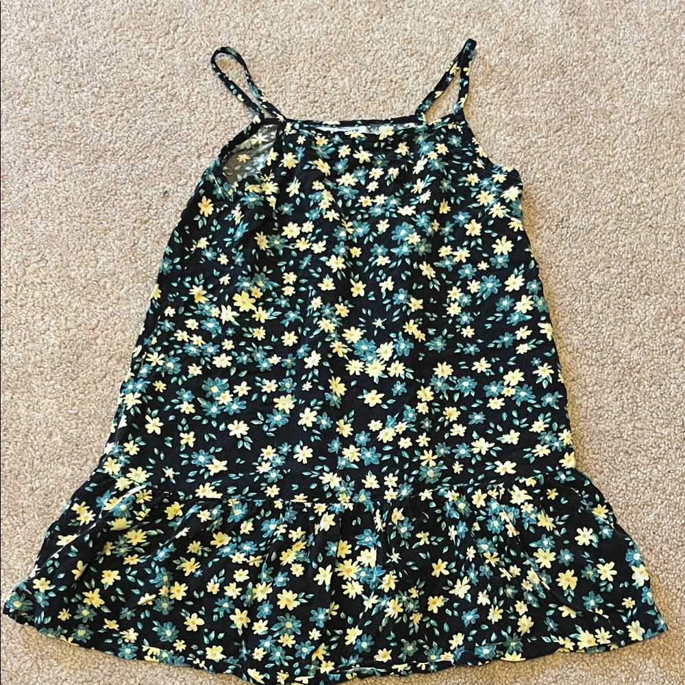 Old Navy Black Floral Dress